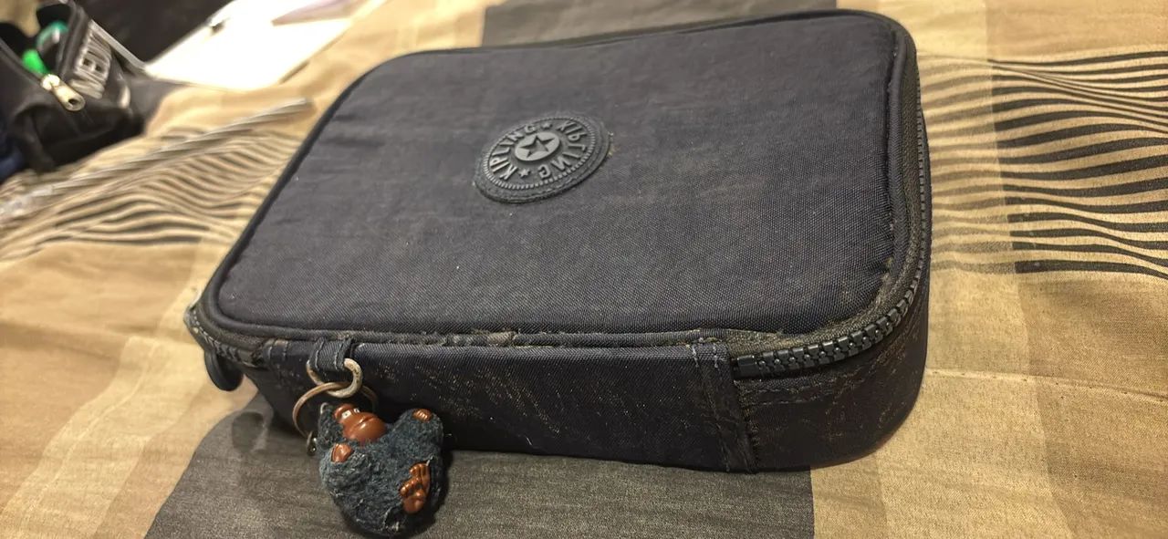 Estojo Kipling 100 pens azul marinho