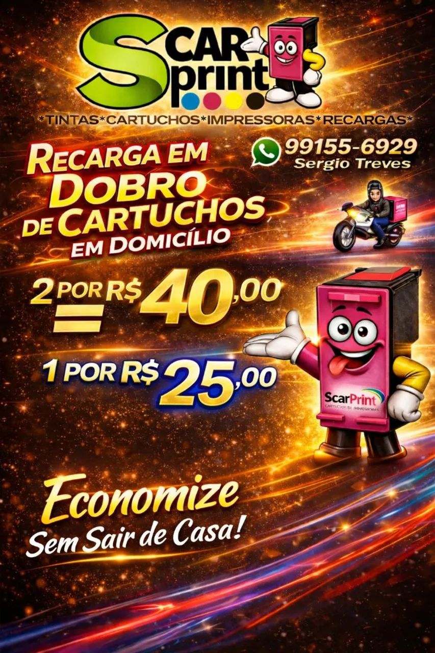 Recarga em dobro na sua casa sem pagar taxa