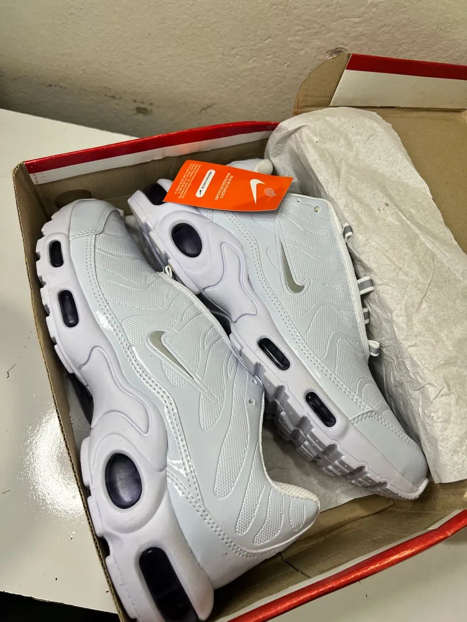 ? NIKE AIR PLUS TN BRANCO ? TAMANHO 42 - Foto 2