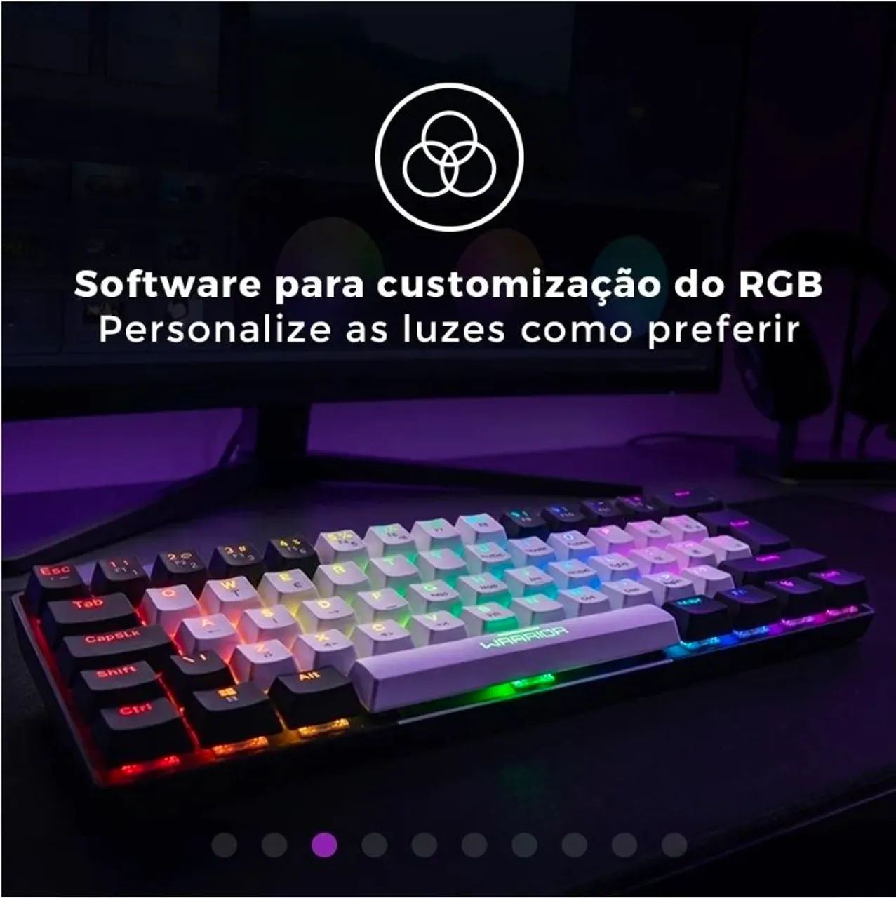 Teclado Gamer Mecânico Royal Precision  - Foto 5