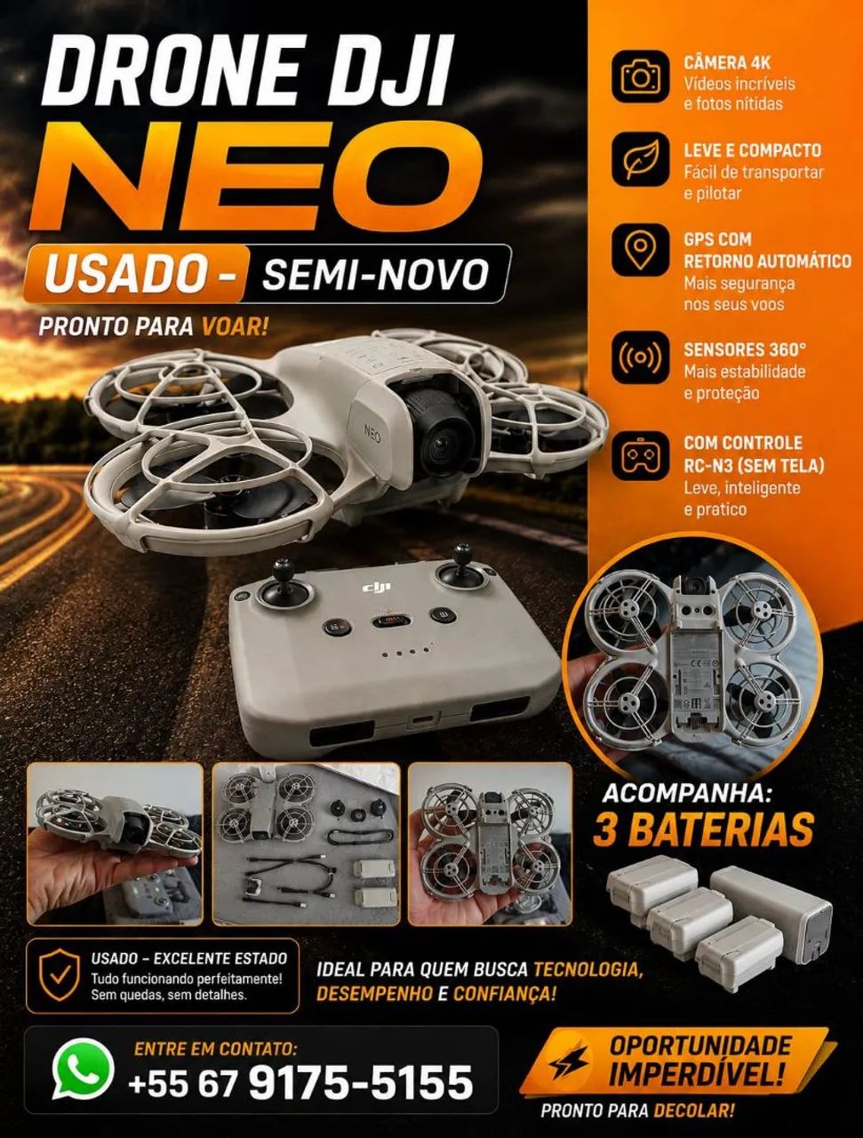 Vendo Drone DJI Neo Combo