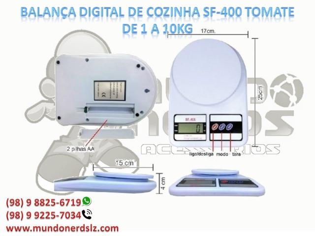 Balança Digital Precisão 1g A 10 Kg Cozinha Dieta Fitness Marca Tomate em são luís ma - Foto 2