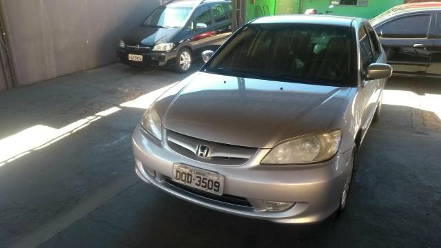 Honda Civic EX. 1.7 completo com bancos de couro - Foto 5