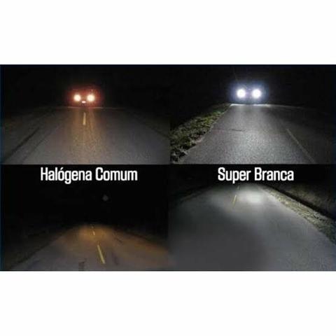 Lâmpada Super Branca P/ Todos os Carros 8.500K - Foto 2