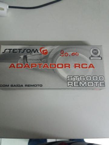 Adaptador rca com fio remoto novo na embalagem