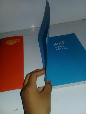 Livro 2 em 1 Alice no país das maravilhas e Alice Através do espelho - Foto 4