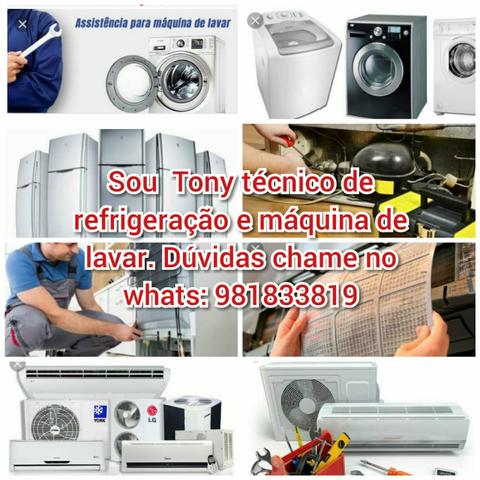 Manutenção em máquinas e Ar condicionado