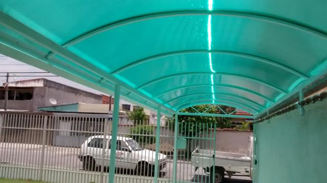 Cobertura em Policarbonato Fixo e Retrátil - Foto 6