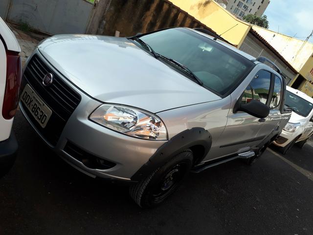 Strada workim 1.4 cd cabine dupla 4 pneus zeros completo 2013 - Foto 2