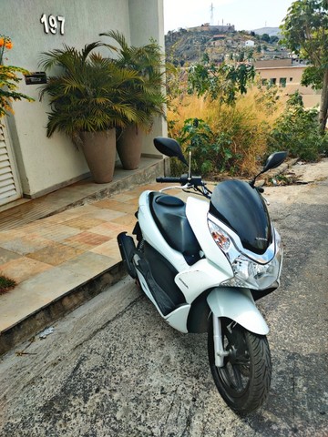 HONDA PCX 150 2014 BRANCA ÚNICO DONO