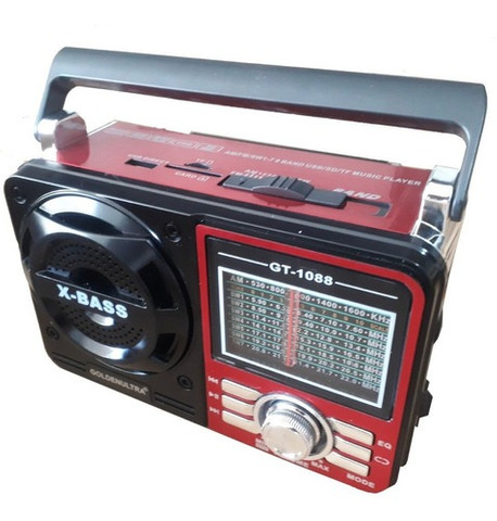 Rádio Antigo Retro Vintage  Fm Am Usb Sd Bateria  - Foto 3