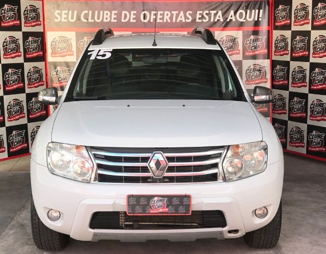 DUSTER DYNAMIC 2.0 2015 AUT. **MULTIMIDIA + BANCO DE COURO, MUITO CONSERVADA**