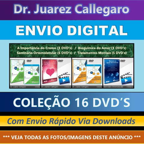 Dr Juarez Callegaro 16 DVDs 4 Cursos Completos, Juarez Callegaro - Foto 2