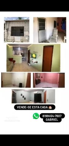 Captação de Casa a venda na Rua Rio Doce (Vl Confiança), Guabiraba, Recife, PE