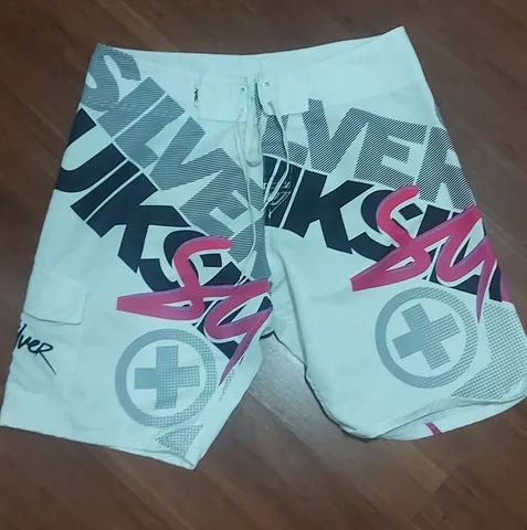 Bermuda quiksilver peça única raridade - Foto 3