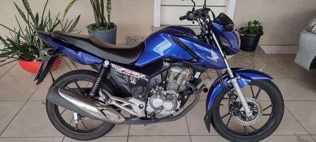 HONDA CG 160 FAN FLEX AZUL METÁLICA 2021/2022