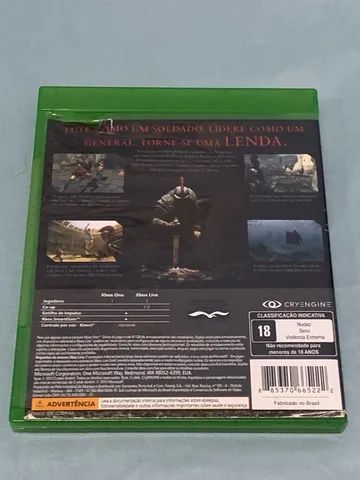 Jogo Xbox One Usado Ryse Son Of Rome Mídia Física Exclusivo - Power Hit  Games