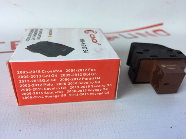 interruptor de vidro elétrico simples novo, carros específico na embalagem. - Foto 4
