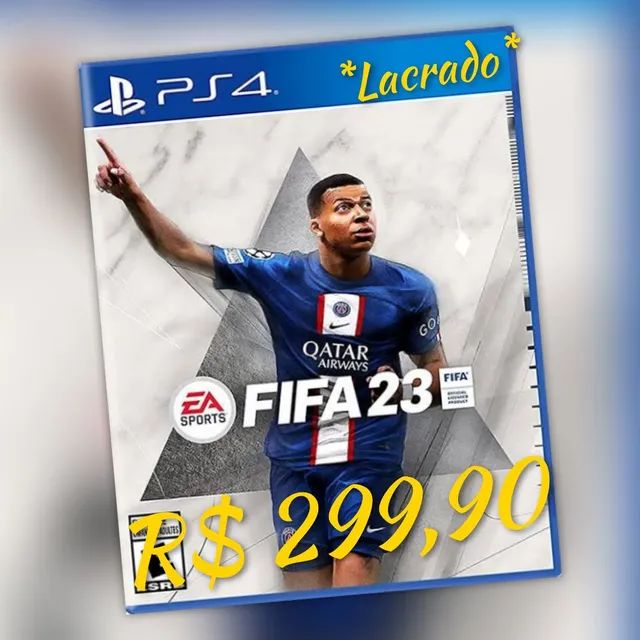 Jogo Fifa 23 PS4 - Produto Original, Novo e Lacrado