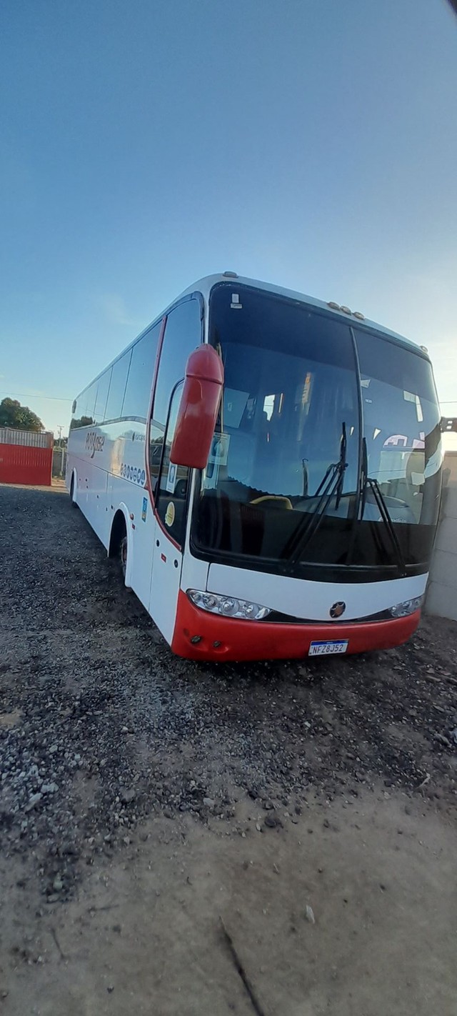 Onibus rodoviário Marcopolo g6 paradiso 1200 ano 2006 motor o500 eletrônico de 360cv