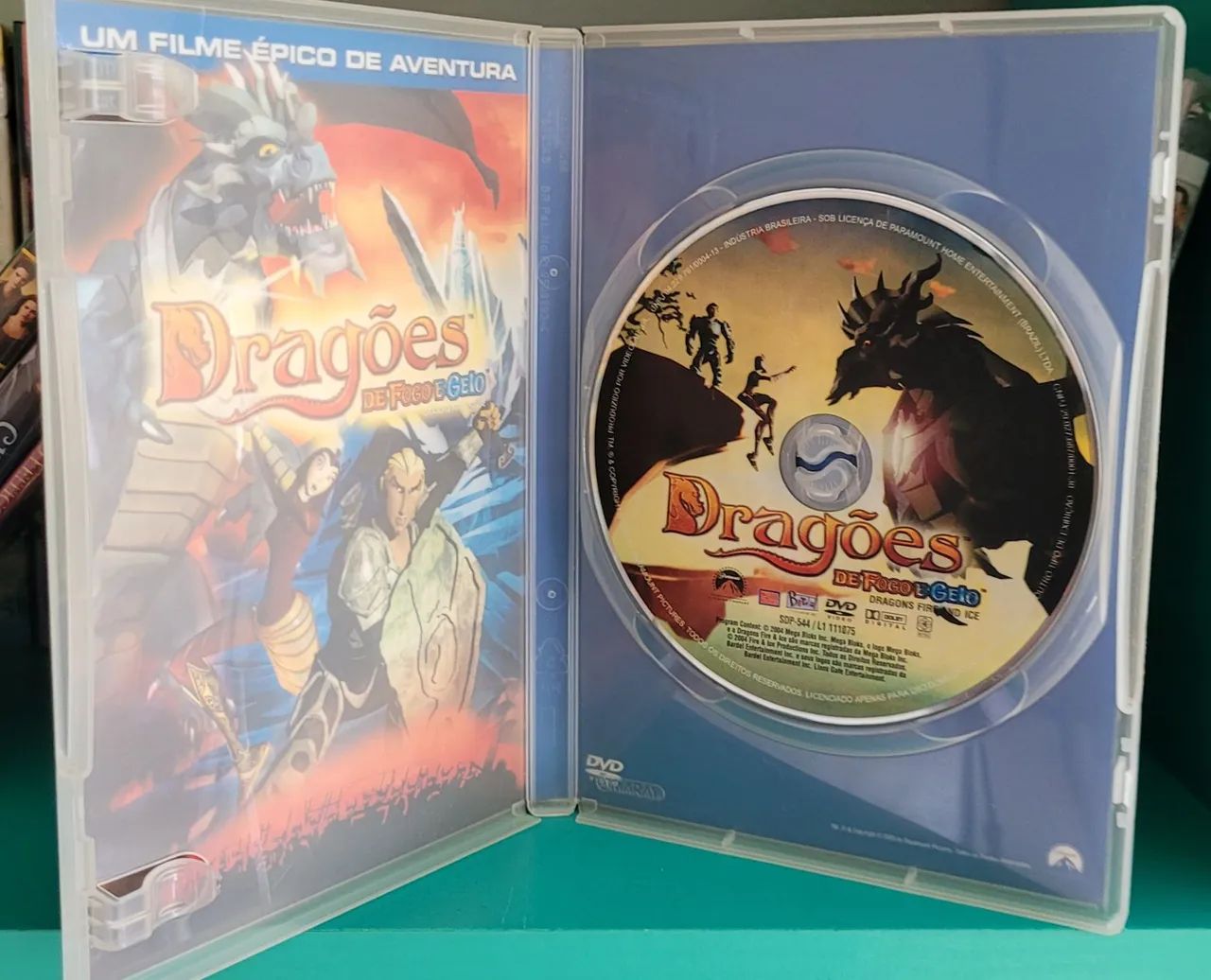 DVD Filme Desenho Dragões de Fogo e Gelo Original - Foto 3