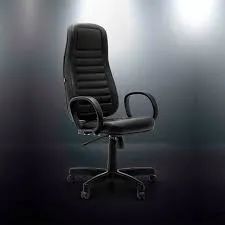 poltronas diretor e presidente para escritorio couro ecologico preto * novas  - Foto 5