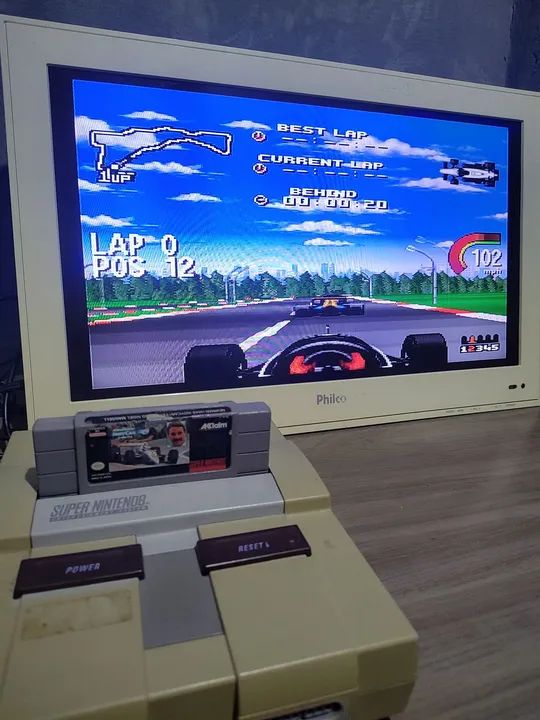 Jogo IndyCar Featuring Nigel Mansell para Super Nintendo - Foto 4