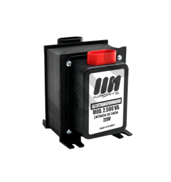 AUTO TRANSFORMADOR 2500 VA 110 / 220V TRIPOLAR M1 GILSOM