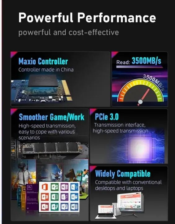 SSD NVME Kingbank KP230 512GB  - Foto 5