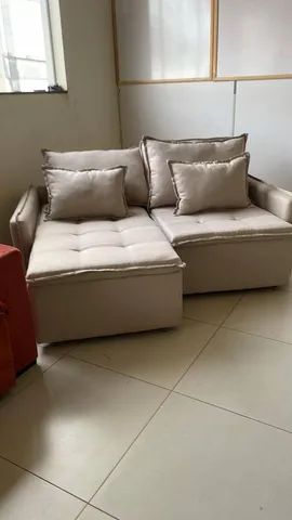 Sofa sem  caixa linho  2,00 mts - Foto 5