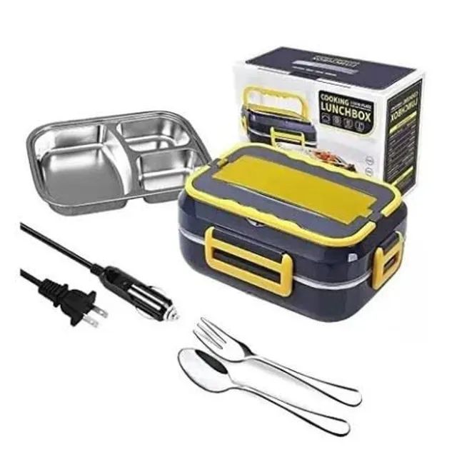 Super Marmita Elétrica 110v ou Veicular 12V Esquenta sua comida Rapidão  - Foto 3