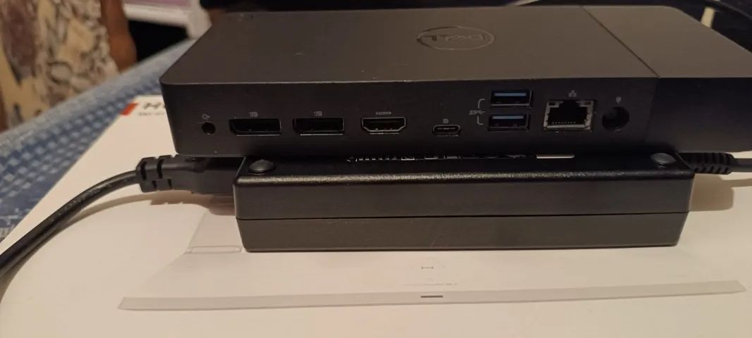 Dock Dell Wd19 USB-C - com fonte original - Foto 2