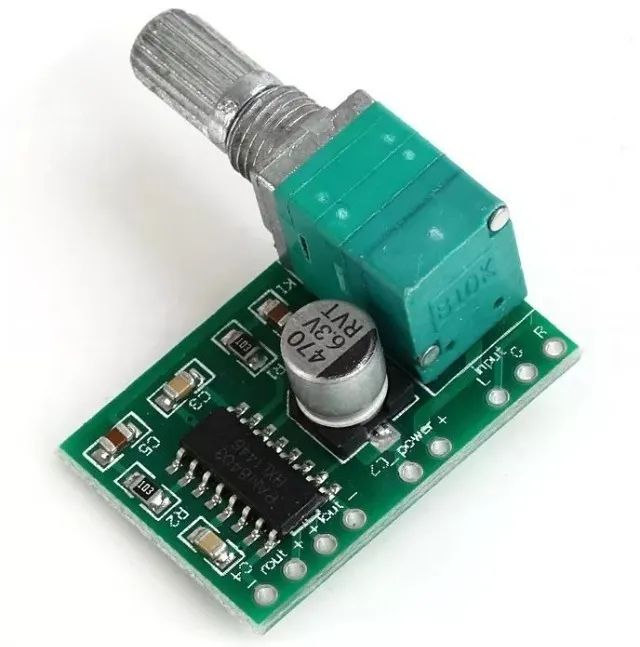 Amplificador Digital Pam8403 5v 3w 2 Canais Potenciômetro   Arduino Automação COD-AM109    - Foto 3