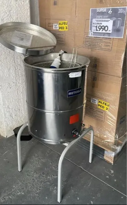 Fritadeira Industrial Metvisa - 38 litros (Alef)