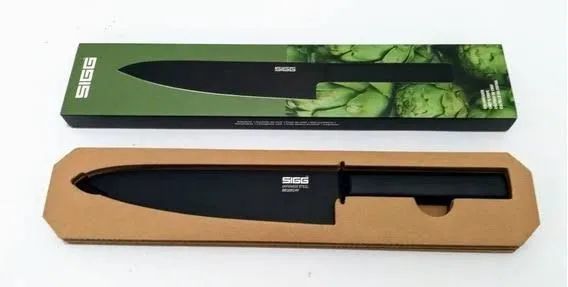 Faca Chef SIGG Preta