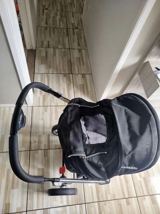 Carrinho de Bebê Kiddo Compass II Preto  - Foto 4