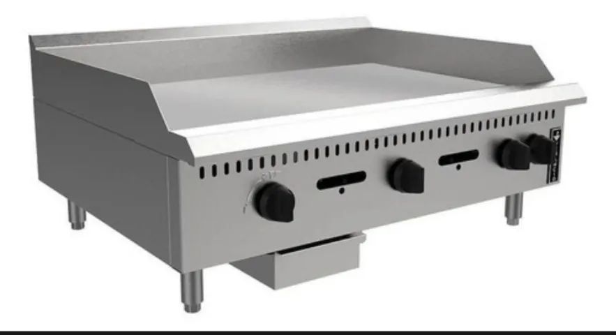 Chapa para hamburgueria em inox linha prime - marca venâncio - promoção 