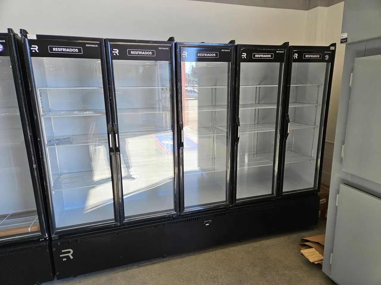 Expositor de bebidas 5 portas com led 0ºc a 7ºc - 6 meses de garantia a pronta entrega