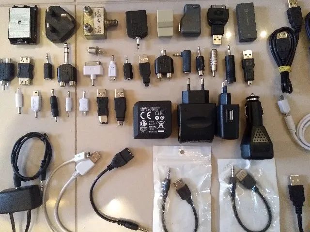 Cabos, Adaptadores, conexões diversas. Computadores, celulares. Todos os produtos estão di - Foto 4