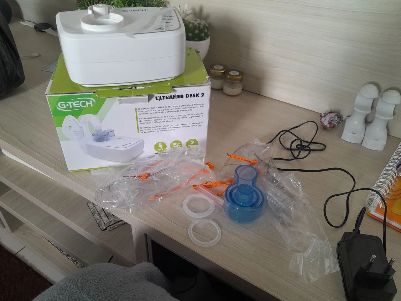 Inalador UltraNeb Desk 2 G-Tech - Novo