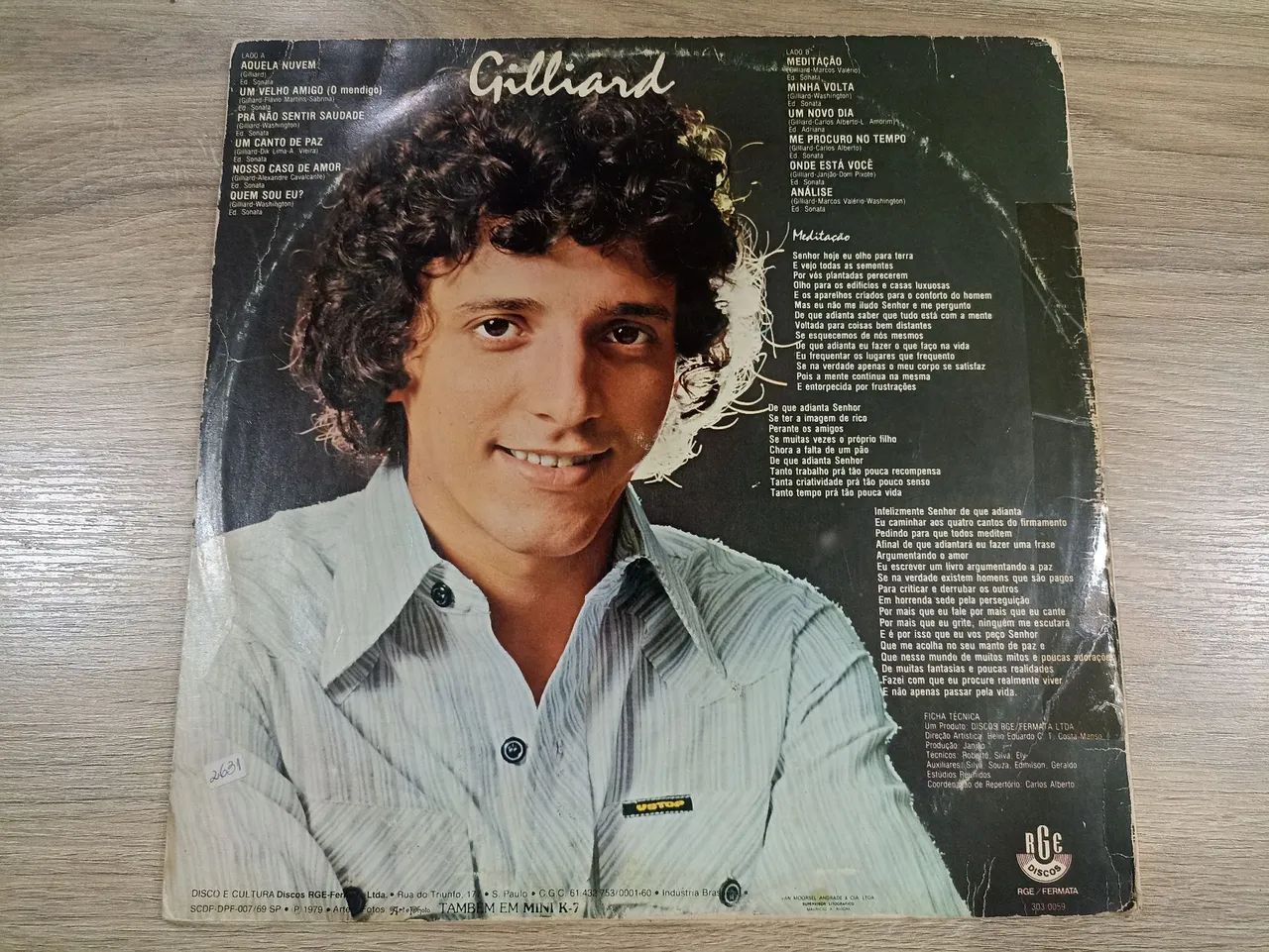 LP vinil Gilliard, Aquela nuvem (1979) - Foto 2