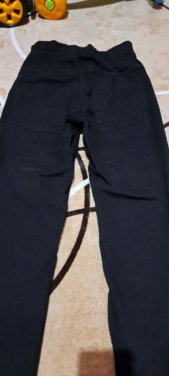 Calça Jeans Preta - Tamanho M - Foto 4