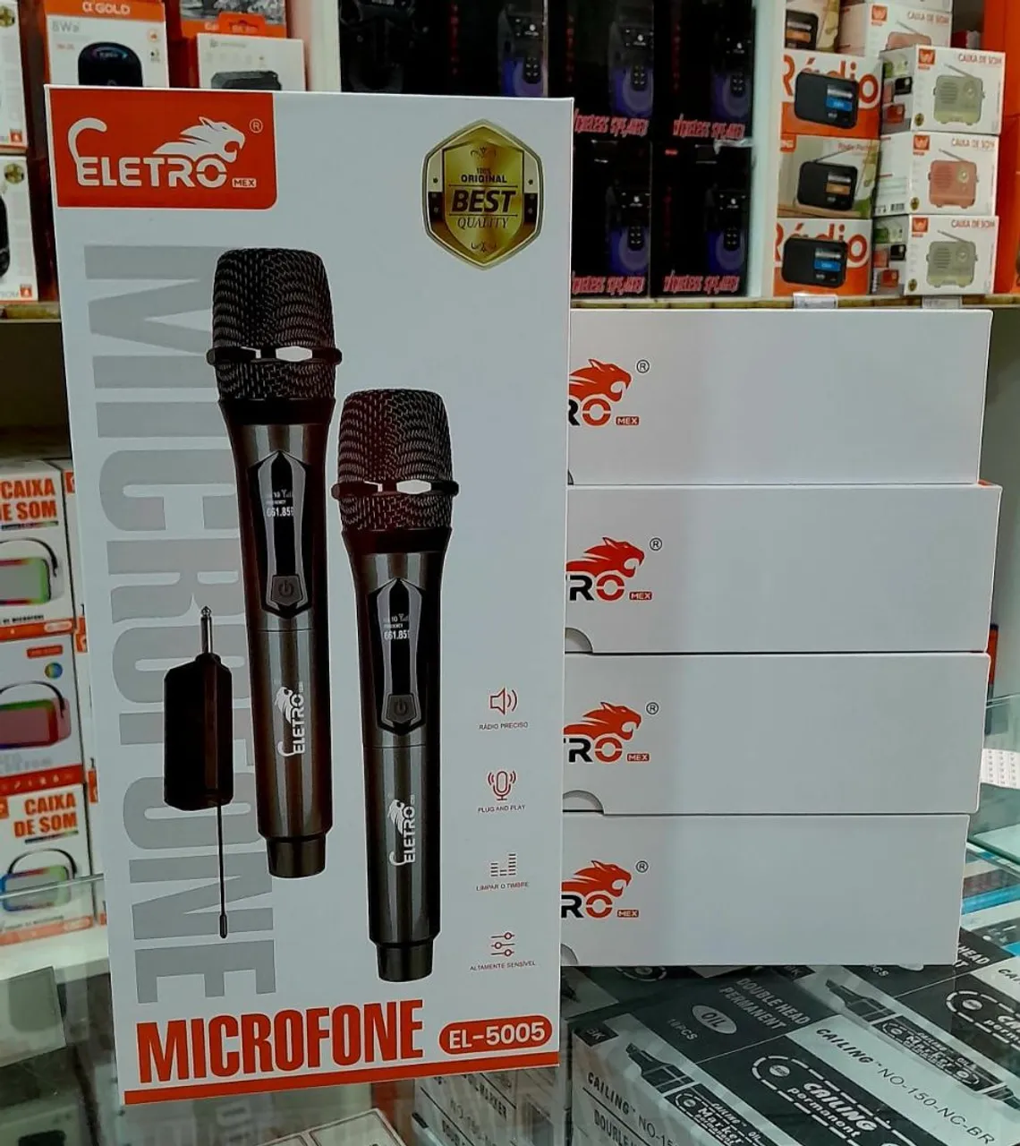 Microfone Sem Fio duplo