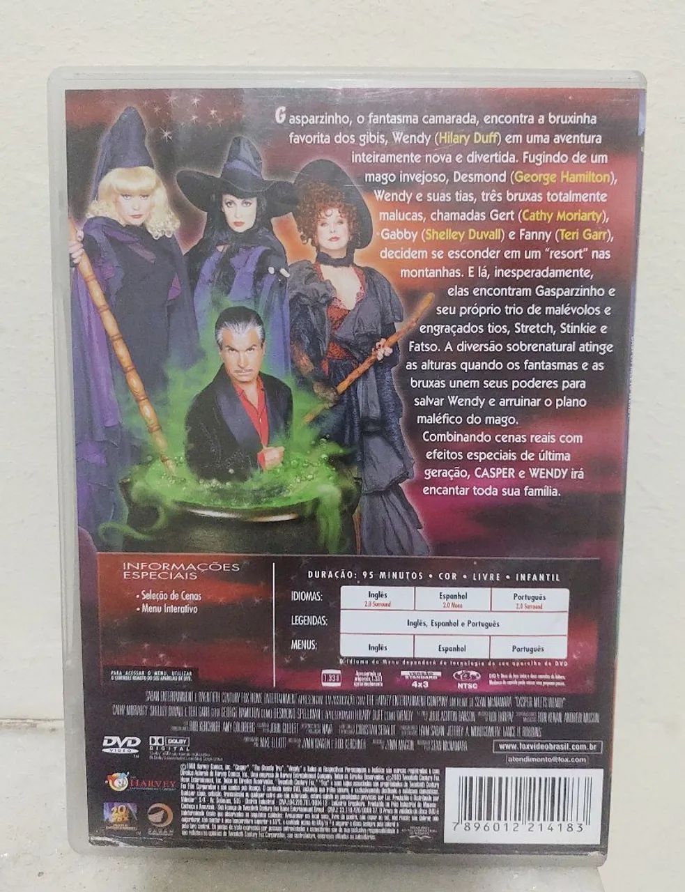 Dvd Casper e Wendy original Gaspazinho - Foto 2