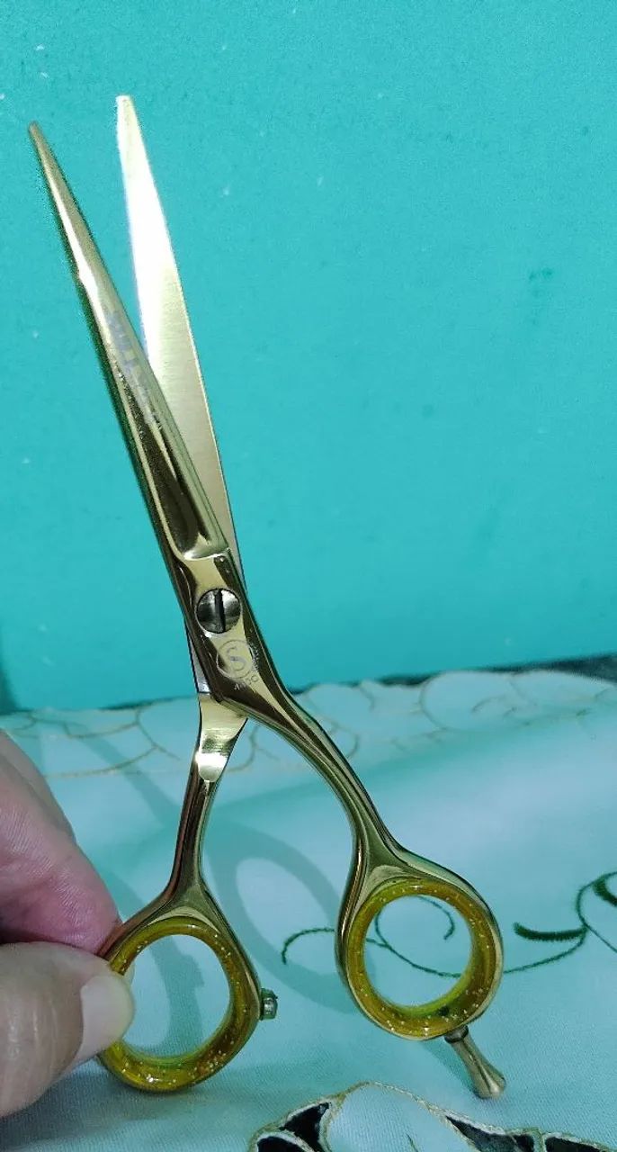Tesoura Profissional Salão de Beleza Sully 5.5 - Foto 3