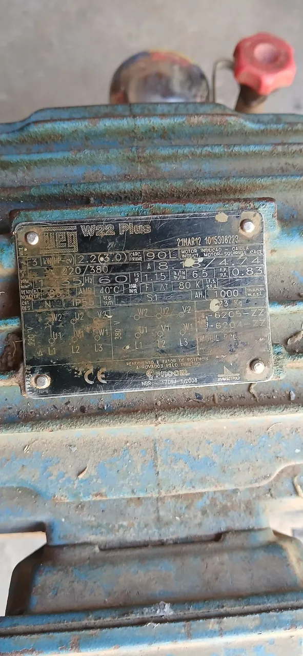 Motor Elétrico WEG W22 Plus 3.0 HP