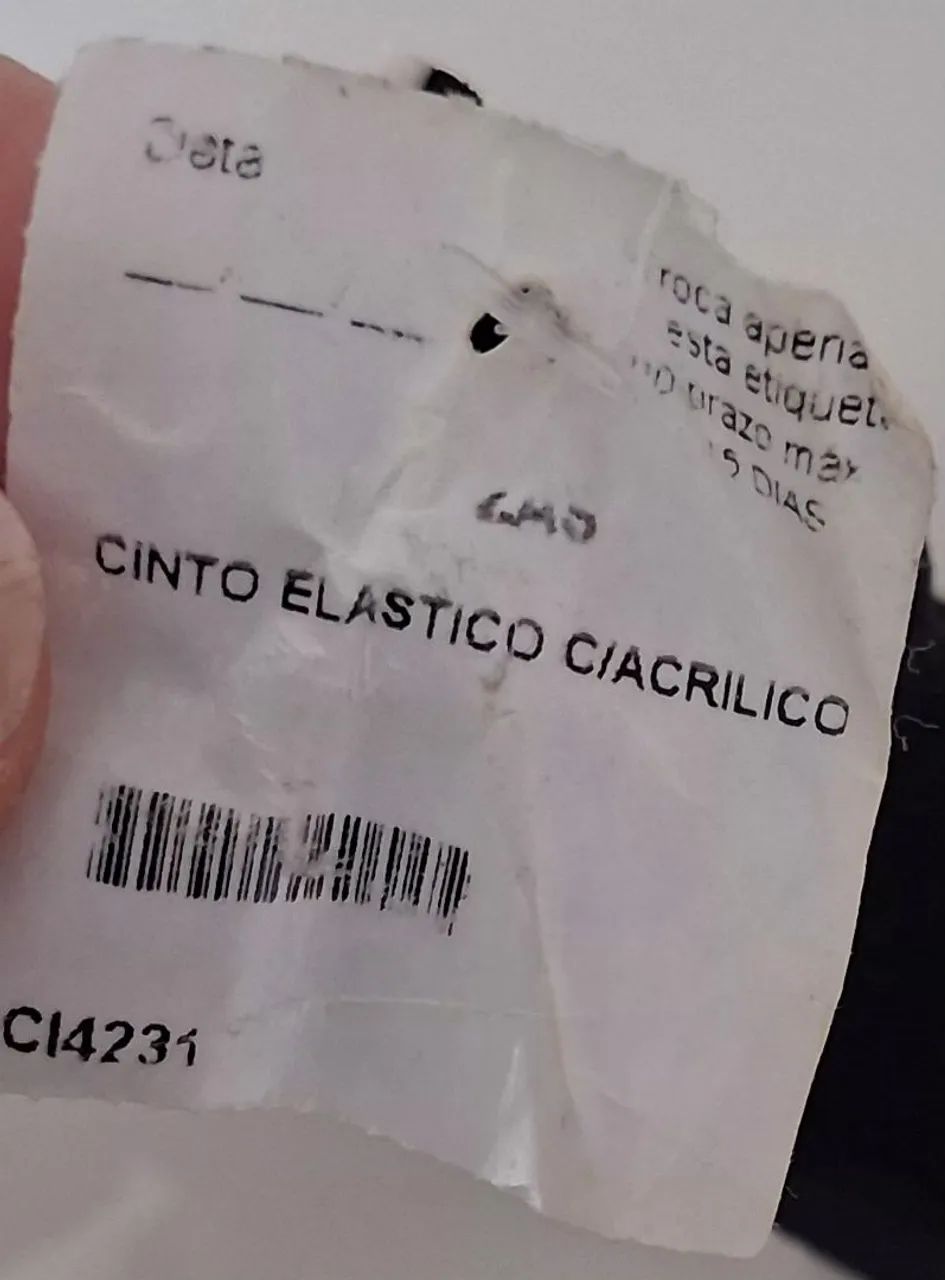 Cinto com detalhe em acrílico - novo - Foto 5
