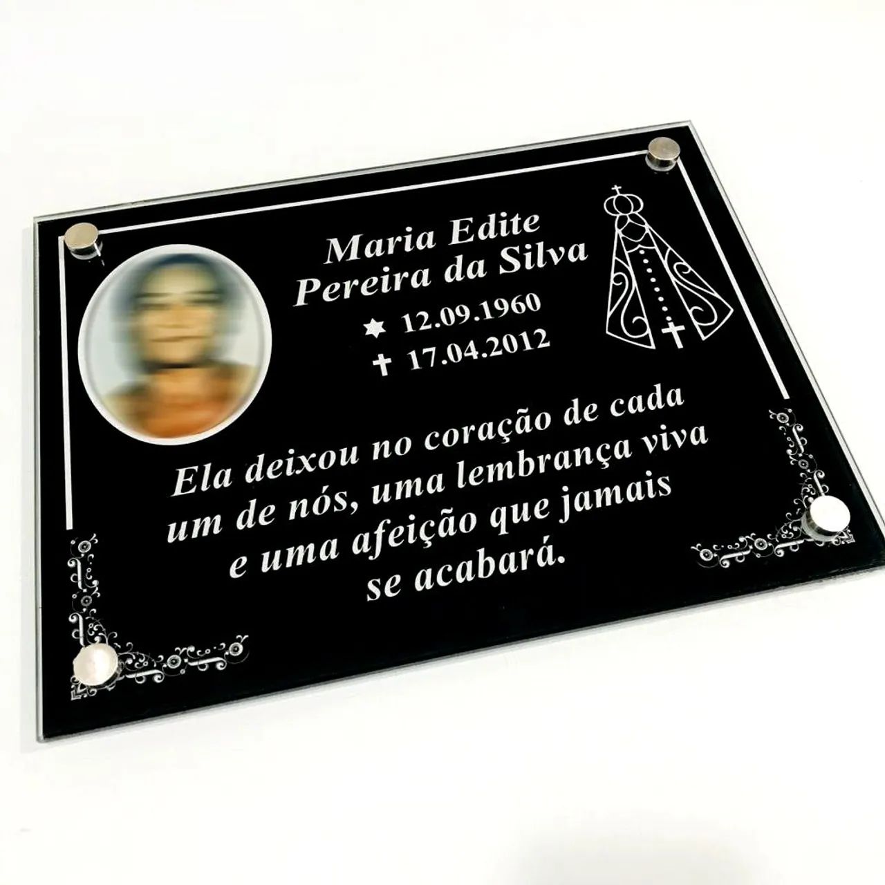 Placa Memorial Personalizada - Foto 2