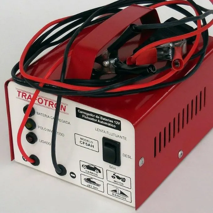 Carregador de Bateria Automotivo TrafoTron CF5AH 12V