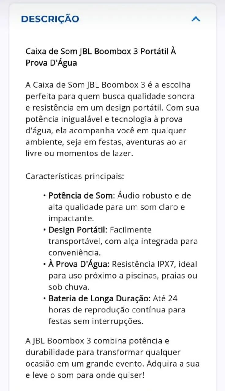 Vendo essa caixa boombox nova  - Foto 5